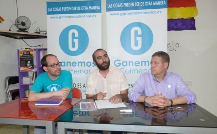 Podemos, IU, EQUO y el 15M piden el voto para Ganemos Colmenar en los comicios colmenareños