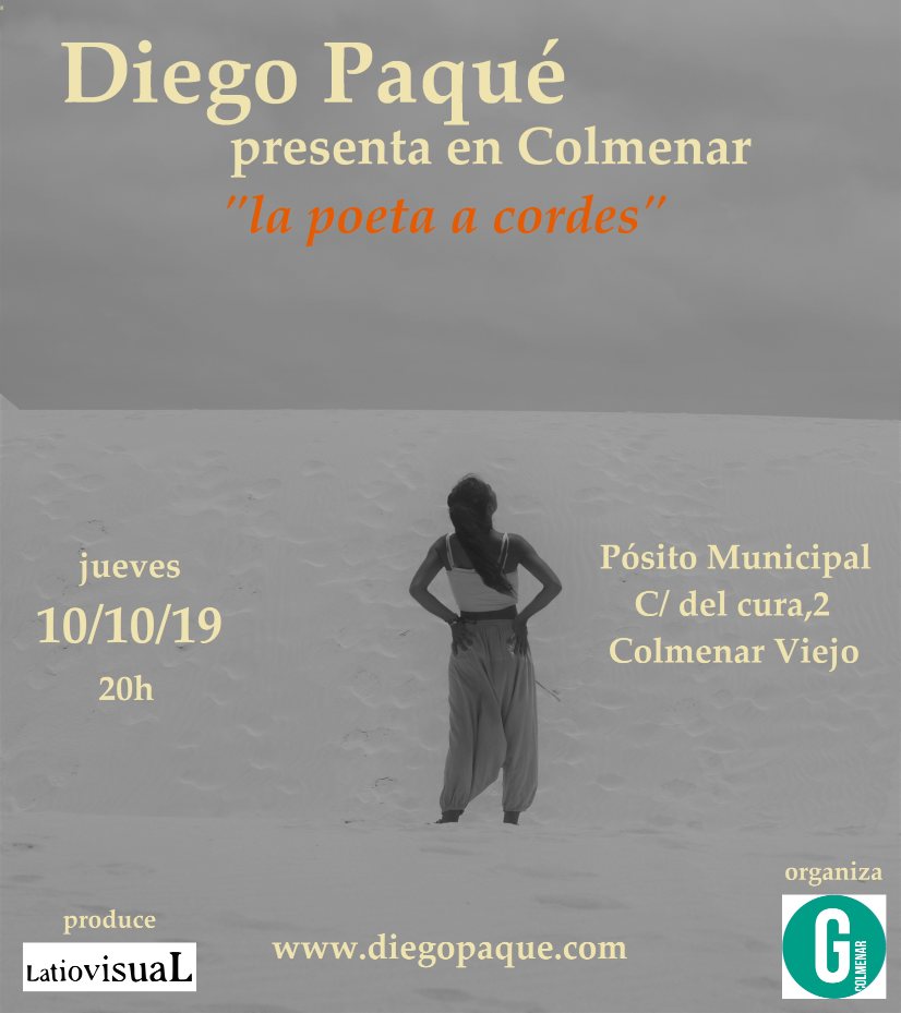 "De la poesía a las cuerdas", actuación de Diego Paqué