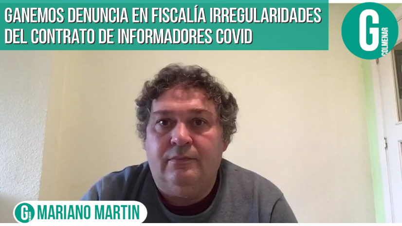 Ganemos Colmenar denuncia en Fiscalía irregularidades en la contratación del servicio de informadores COVID.