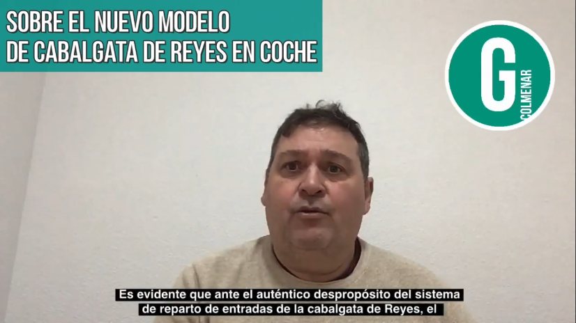 Sobre el anuncio de Cabalgata de Reyes de Colmenar Viejo en coche