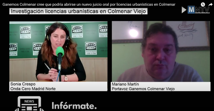 Ganemos Colmenar cree que podría abrirse un nuevo juicio oral por licencias urbanísticas en el municipio