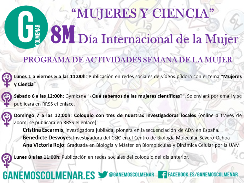 8M Día Internacional de la Mujer: Mujer y Ciencia