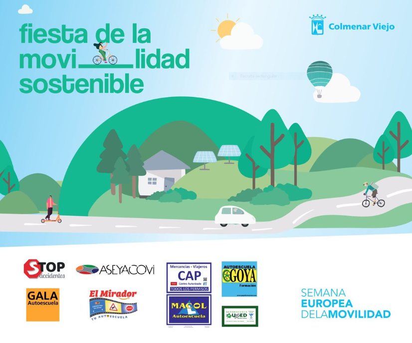 El Ayuntamiento de Colmenar celebra la fiesta de la movilidad sostenible incentivando el coche