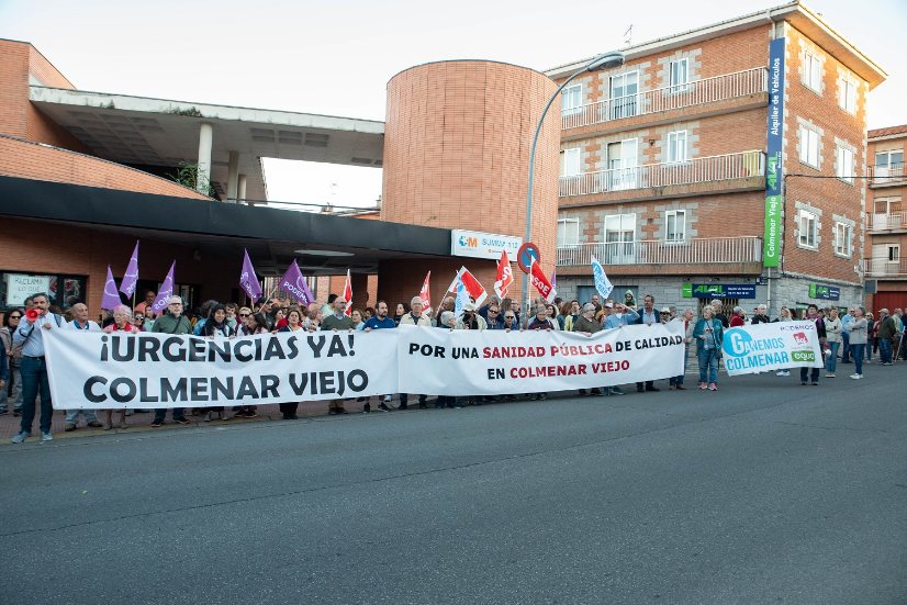 Insistimos en la necesaria reapertura de las Urgencias en Colmenar