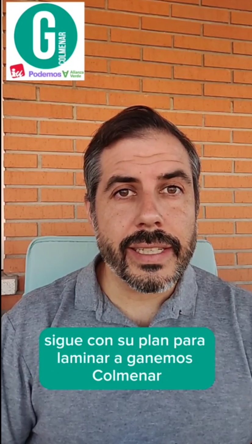 El Alcalde sigue con su Plan de laminar a Ganemos Colmenar