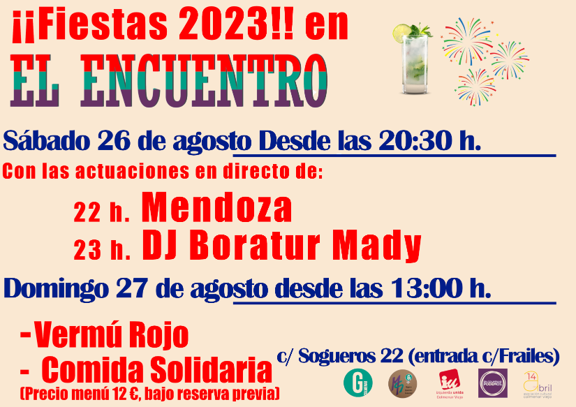 Celebra las Fiestas 2023 de Colmenar Viejo en El Encuentro