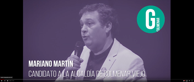 Mariano Martín, candidato a la alcaldía de Colmenar Viejo