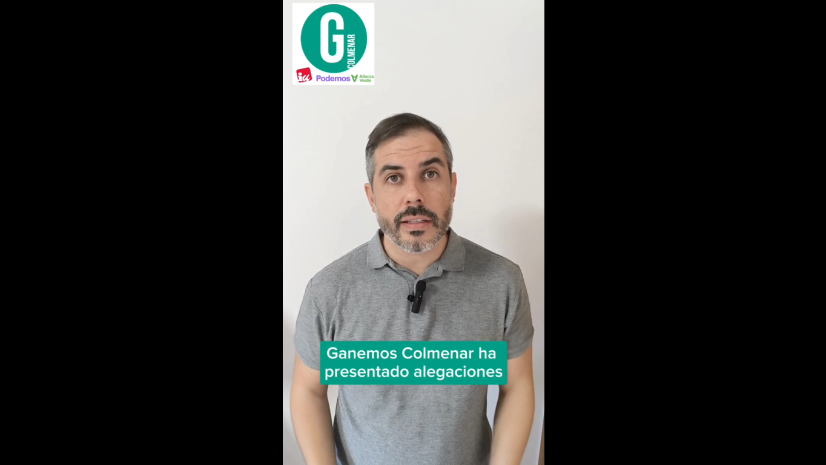 Ganemos Colmenar presenta alegaciones al nuevo mapa de Transportes