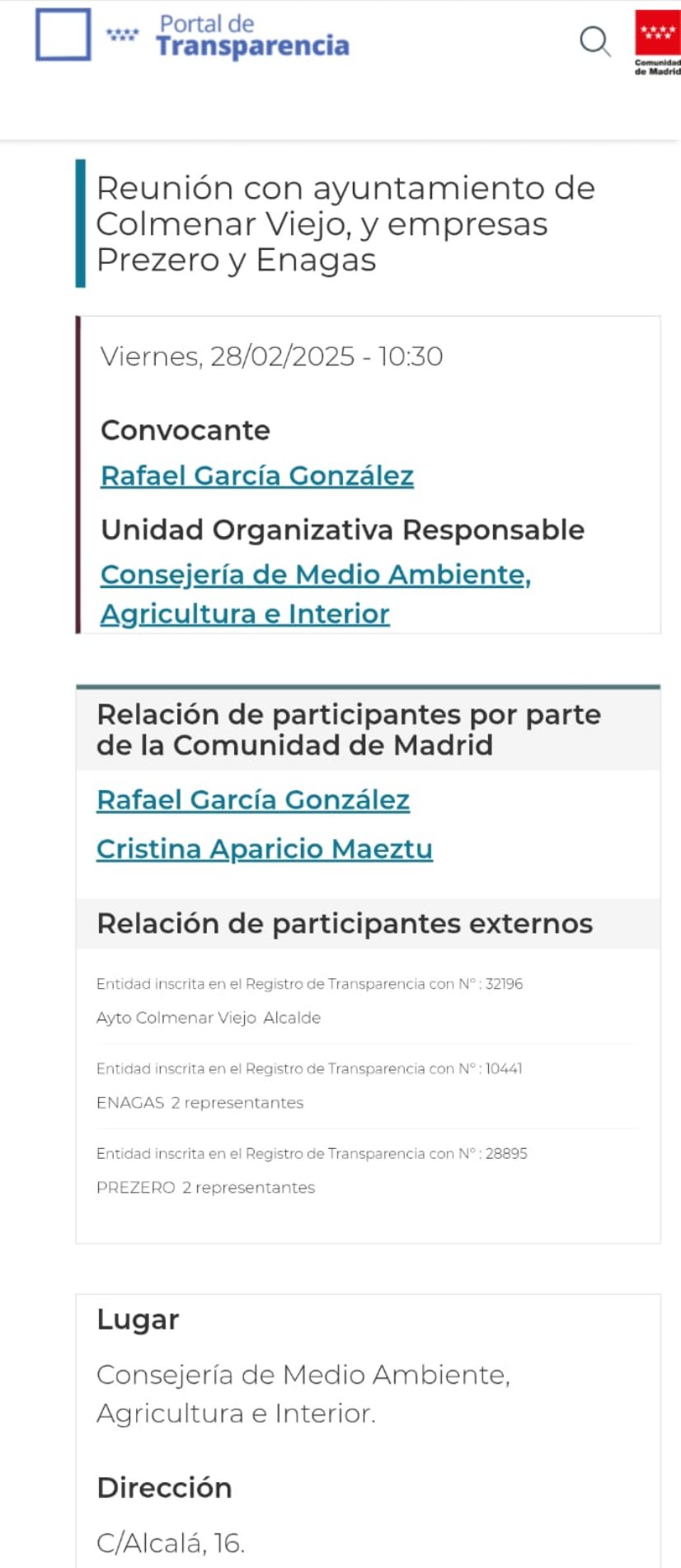 ¿Por qué el Alcalde de Colmenar oculta una reunión sobre la macroplanta de biogás con la Comunidad y las empresas promotoras?