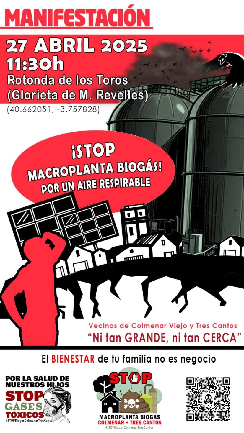 Di NO a la propaganda y NO a la macroplanta de biogás de Colmenar Viejo