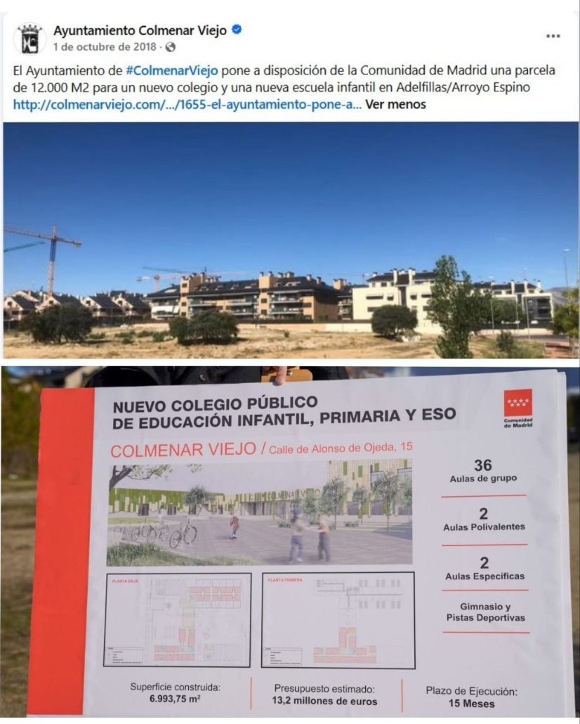 ¿Colegio o CEIPSO en el barrio de Adelfillas?