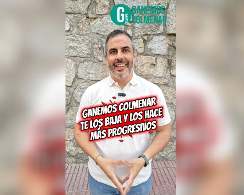 PP y Vox te suben los impuestos. Ganemos Colmenar te los baja y los hace más progresivos